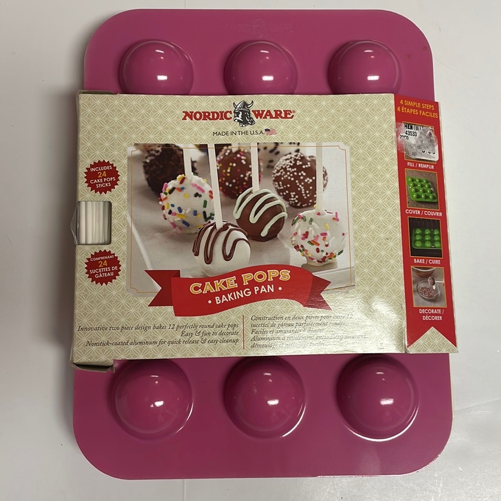 New Nordic Ware Cake Pops Baking Pan